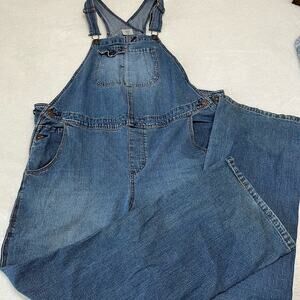 Infinity Women’s Maternity Bib‎ Overalls Sz Medium Cotton